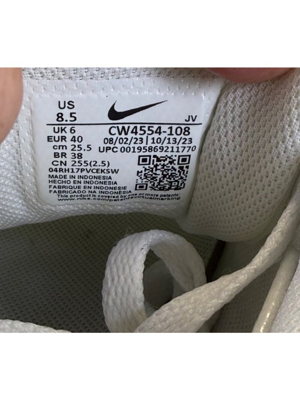 Nike Air Max SC Womens Sz 8.5 Summit White Hemp Sail CW4554-108 Sneakers Worn 1X - Picture 4 of 9